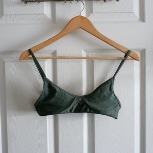 Gnash Swim Green Bikini Top